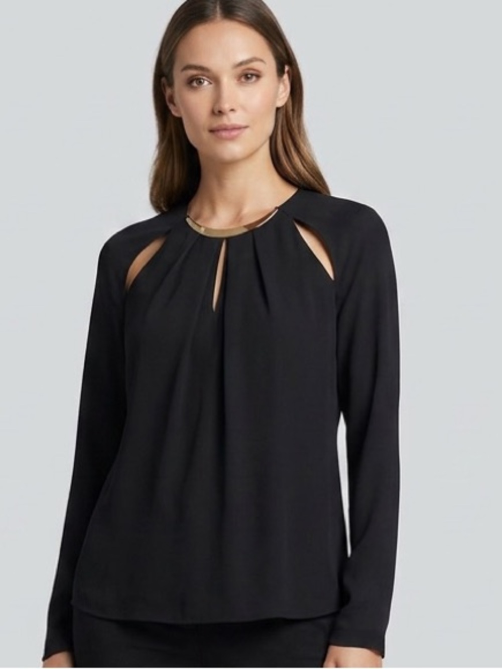 Rachel Roy | Gold Neck long Sleeve